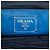 Borsa tote Prada con placca logo triangolare Blu - vista 11