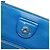 Borsa tote Prada con placca logo triangolare Blu - vista 9