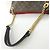 Bolsa de Ombro Louis Vuitton Monogram Surenne MM Marrom Fuschia - vista 6