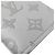 Organizer Portacarte Louis Vuitton Monogram Shadow Grigio - vista 5
