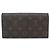 Louis Vuitton Monogram Porte Monnaie Credit Wallet Castaño - vista 2