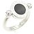 Bulgari Bvlgari Ehering aus Weißgold mit Diamant und Onyx