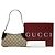 Borsa Gucci GG Emblem Supreme Nero Beige - vista 7