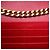 Portafoglio a catena Yves Saint Laurent Cassandra Classic Rosso - vista 17