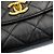 Borsa a tracolla Chanel Matelassé in pelle d'agnello stropicciata Nero - vista 7