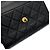 Borsa a tracolla Chanel Matelassé in pelle d'agnello stropicciata Nero - vista 9