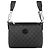 Borsa a tracolla Gucci in pelle GG Supreme nera Nero