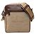 Prada Logo Jacquard Crossbody Shoulder Bag Braun Beige