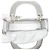 Borsa Christian Dior Dior Lady Mini Argento - vista 8