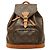 Mochila Louis Vuitton Monogram Mini Montsouris Castaño