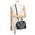 Bolso de mano Loewe Amazona 19 Square Castaño Negro - vista 4