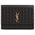 Borsa a pochette in pelle di agnello Yves Saint Laurent Nero