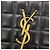 Borsa a pochette in pelle di agnello Yves Saint Laurent Nero - vista 14