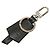 Portachiavi Louis Vuitton LV Cloche Clé Nero Argento - vista 2