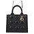 Christian Dior Dior Macro Cannage Book Tote Negro