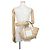 Borsa a cestino Loewe in pelle bianca Bianco - vista 4