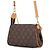 Bolsa de Ombro Louis Vuitton Monogram Eva Marrom - vista 2