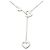 Autre Marque Collana a catena lariat Open Heart Link Tiffany & Co. Elsa Peretti Argento - vista 2