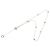 Autre Marque Collana a catena lariat Open Heart Link Tiffany & Co. Elsa Peretti Argento - vista 5