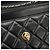 Portafoglio con catena Chanel in pelle d'agnello nera Nero - vista 11
