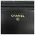 Portafoglio con catena Chanel in pelle d'agnello nera Nero - vista 15
