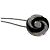 Anello Bulgari Rotante Platino Diamanti e Onice Argento