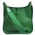 Hermès Borsa Hermes Evelyne Gen III Courchevel PM Verde - vista 2