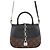 Sac à main Louis Vuitton Monogram Chain It PM Noir