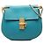 Borsa a tracolla Chloé Drew Chain Blu D'oro