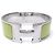 Hermès BRACCIALE HERMES CLIC CLAC H LARGE IN ACCIAIO PALLADIATO & SMALTO VERDE T16 BANGLE