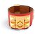 Hermès NEU HERMES COLLIER DE CHIEN MEDOR ARMBAND EPSOM LEDER ROSA T2 S MANSCHETTE