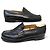 SCARPE JM WESTON MOCASSINI 180 9F 43 LARGE 43.5 PELLE NERA CALZATURE Nero - vista 3