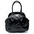 Tote BOLSA DE MÃO PRADA MINI DE SATIN PRETO PARA NOITE