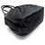 Tote BOLSA DE MÃO PRADA MINI DE SATIN PRETO PARA NOITE - vista 3