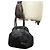 Tote BOLSA DE MÃO PRADA MINI DE SATIN PRETO PARA NOITE - vista 7