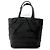 BORSA A MANO PRADA ROSA BN1660 MINI CABAS IN RASO NERO BLACK TOTE HAND BAG - vista 2