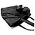 BORSA A MANO PRADA ROSA BN1660 MINI CABAS IN RASO NERO BLACK TOTE HAND BAG - vista 4