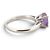 MAUBOUSSIN MON BEBE D'AMOUR RING 52 AMETHYST 18K WEISSGOLD 3.7GR DIAMANTEN Silber - Ansicht 5
