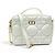 Christian Dior NUOVA BORSA DIOR CARO POUCH S5140UNGX PELLE CANNAGE CON TRACCOLLA Bianco