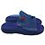 Sandali slide Burberry in gomma blu con ciondolo Stingray