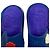 Sandali slide Burberry in gomma blu con ciondolo Stingray - vista 9