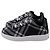 Baskets Box en maille Check de Burberry en polyester noir et blanc - vue 4