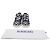 Baskets Box en maille Check de Burberry en polyester noir et blanc - vue 6