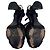 Décolleté peep-toe Marni con cinturino in nastro in camoscio nero - vista 7