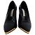 Stella Mc Cartney Stella Mccartney Pumps mit spitzer Kappe aus schwarzem Leder - Ansicht 2