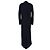 Autre Marque  Galvan Open Long Coat in Navy Blue Wool - view 3