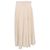 Calças Wide-Leg com Camadas Chloé em viscose creme Branco Cru
