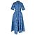 Autre Marque Abito camicia midi a quadri Rubie Emilia Wickstead in cotone blu