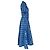 Autre Marque Abito camicia midi a quadri Rubie Emilia Wickstead in cotone blu - vista 2