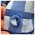 Autre Marque Abito camicia midi a quadri Rubie Emilia Wickstead in cotone blu - vista 4